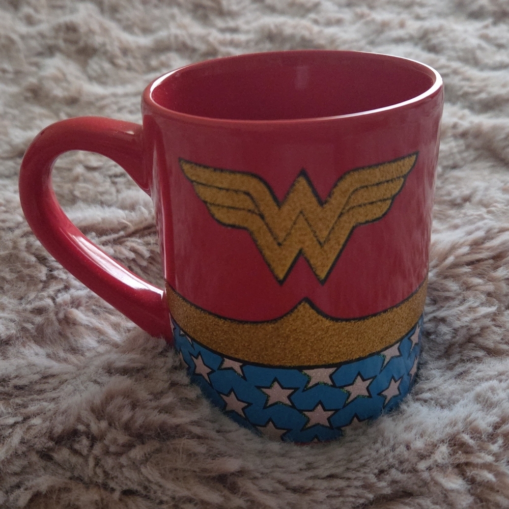 Wonder Woman Red Ceramic Coffee Mug
